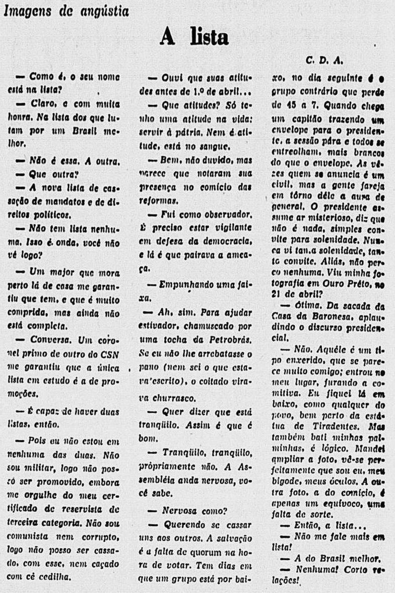 Correio da Manhã, 08.05.1964 / Acervo Biblioteca Nacional